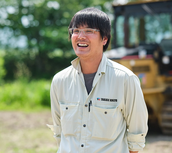 重機オペレーター 吉田 怜央