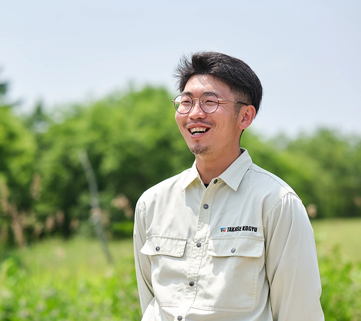 重機オペレーター 高田 祐汰